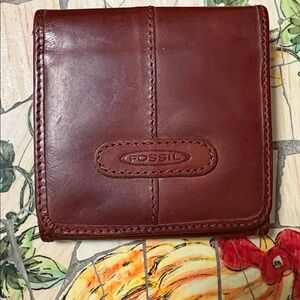 Fossil Men's Rich Brown Leather Wallet